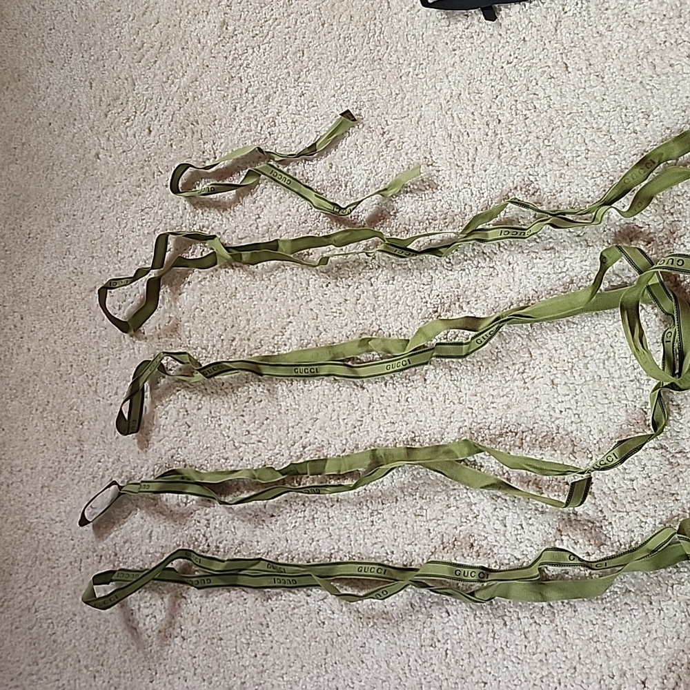 5 Gucci Ribbons Various Sizes